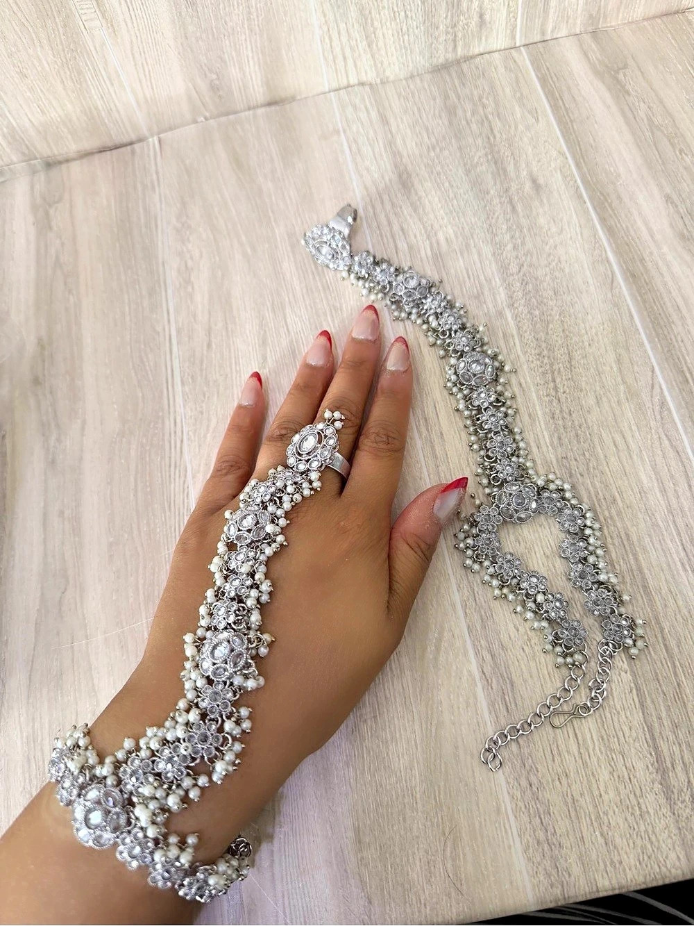 Silver Statement Hand Chains
